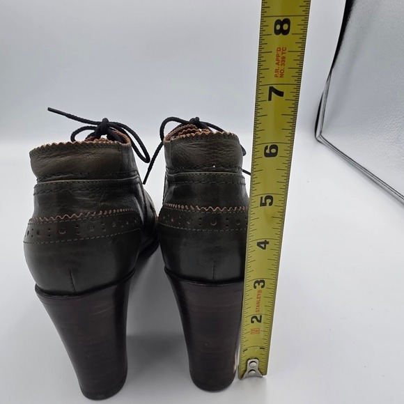 Alberto Fermani Sz 38 (7)Artisan  Women Italy Leather Ankle Boots - Picture 4 of 6